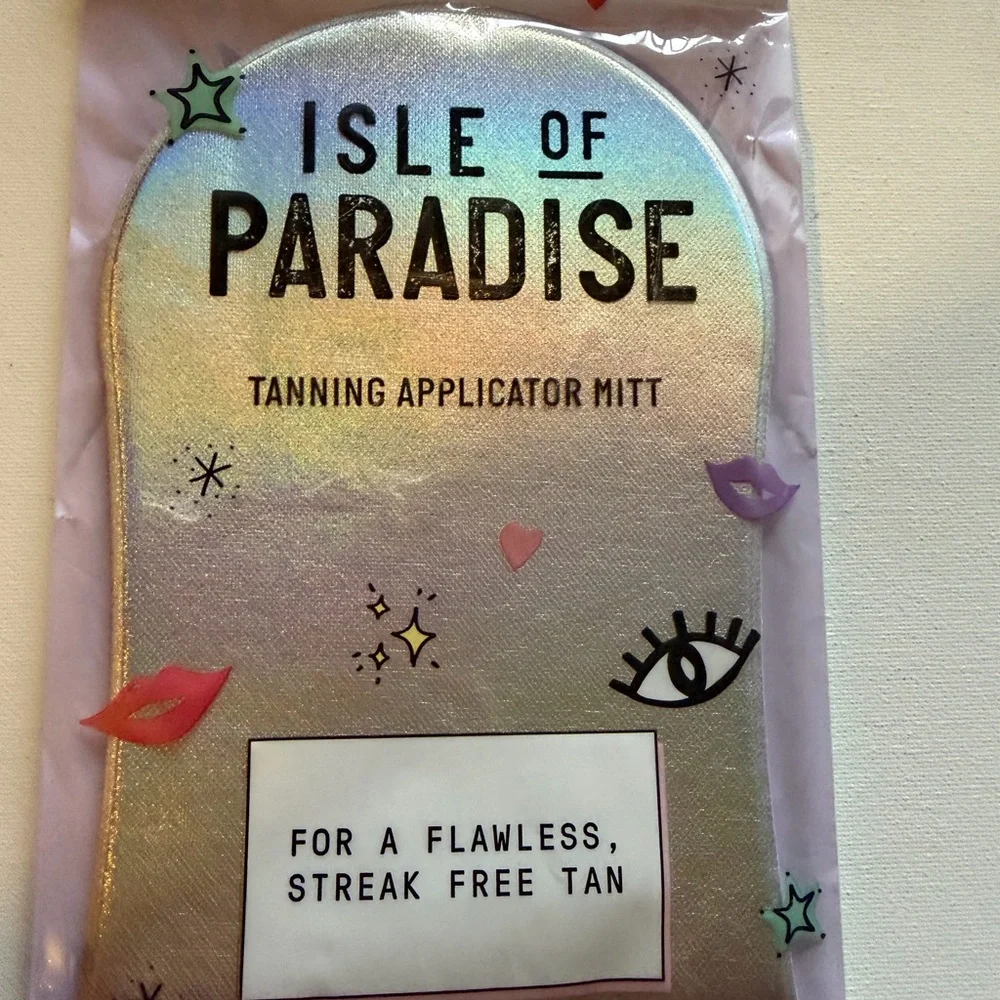 Isle of Paradise Holographic Tanning Mitt with Tanologist Drops - Picture 3 of 6